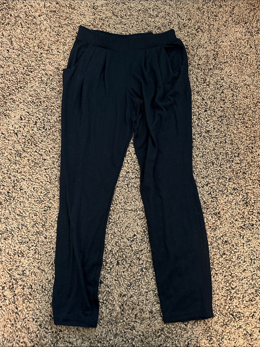 Black Cotton On Pants